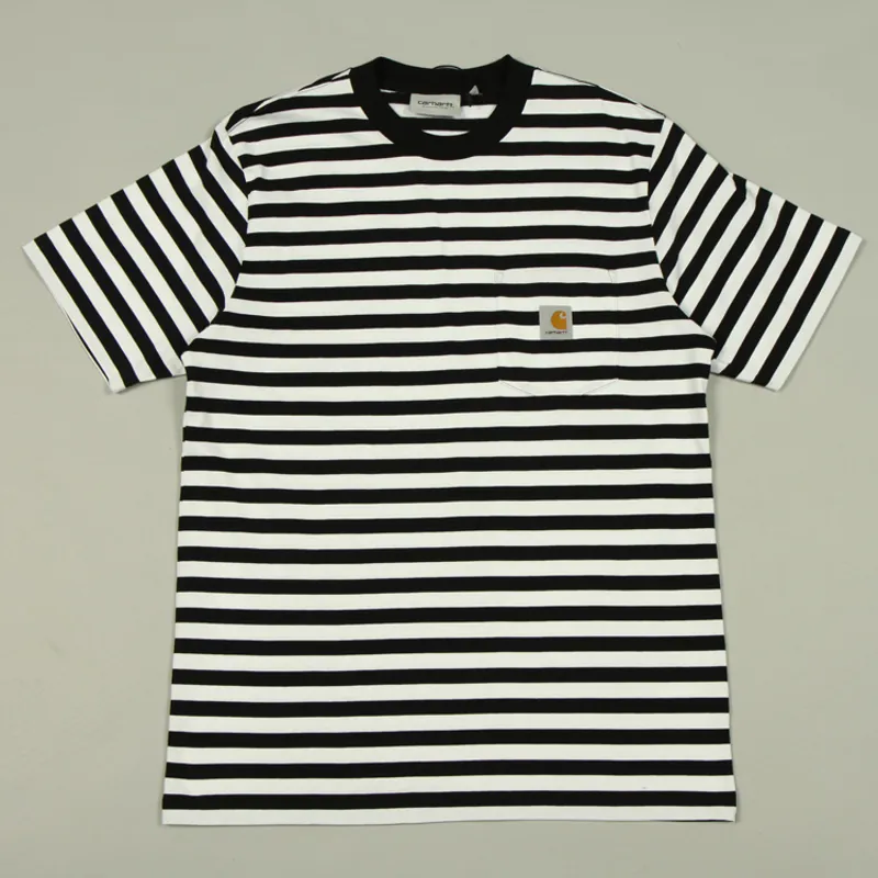 Carhartt WIP Scotty Pocket T-Shirt - Black/White